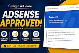 help fix google adsense rejection and setup your domain approval