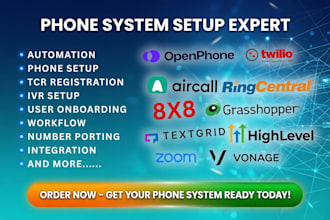 ringcentral twilio quo aircall freshcaller 3cx dialpad 8x8 IVR ooma voip ai a2p