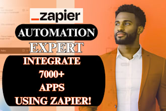 setup zapier automation, ai automation and zapier integration as zapier expert