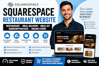 design redesign squarespace restaurant meal delivery subscription box website