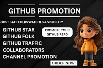 promote github repository increase followers star repo in usa with social media