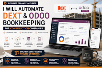 automate dext and odoo bookkeeping for construction companies