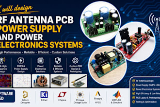 design rf antenna pcb power supply and power electronics systems