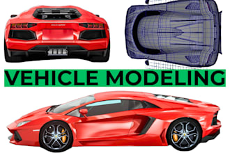 model 3d cars, 3d trucks, 3d vehicles, rc cars, body kits and automotive assets