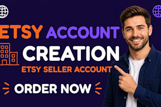 create fully verified etsy seller account etsy account creation for any country