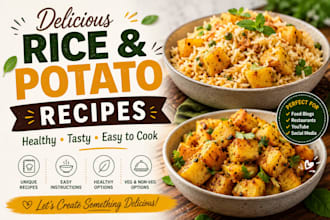 create delicious rice and potato recipes for you