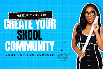 organize your coaching content into a complete skool course