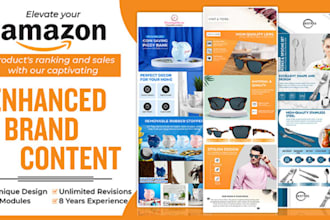 design high converting amazon listing images, product infographic, aplus content