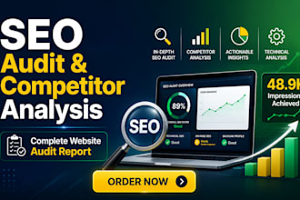 do complete SEO audit and competitor analysis