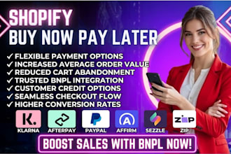 setup shopify buy now pay later swym klarna paypal subi afterpay scala stripe zi