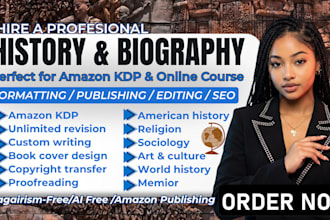 ghostwrite, critique your history and biography ebook, american history, memoir