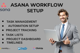 create an asana workflow and automation system for your business