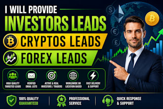 provide investors leads crypto leads forex crypto leads