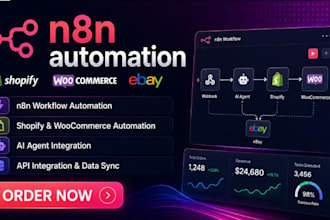 develop n8n ai agent n8n workflow n8n ai automation n8n shopify n8n automation