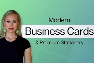 design premium business cards and brand stationery