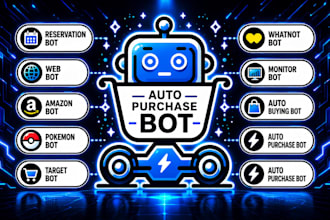 do purchase bot, reservation bot whatnot bot amazon bot, walmart bot bestbuy bot