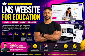 build wordpress elearning lms website with learndash tutor lms