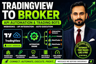 create tradingview mt4 mt5 ibkr API bots