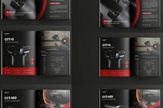 design digital interactive b2b wholesale product catalog for corporate company