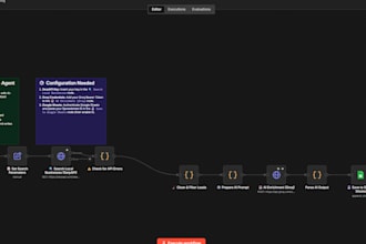 build ai lead generation and lead enrichment automation in n8n