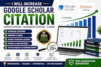 increase google scholar citation, scopus citation, backdated citation, h index