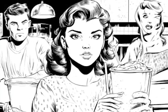 create comic book art
