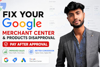 provide complete google shopping and merchant center solution to increase sales
