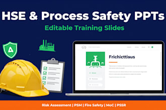 create professional hse and process safety training powerpoint presentati