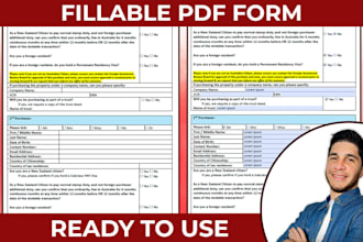 create a fillable PDF form with interactive fields