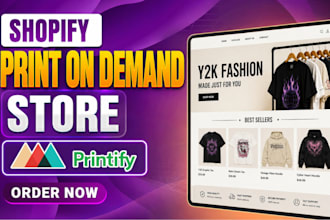 setup shopify print on demand store shopify printful pod printify pod store