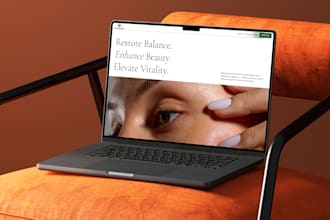 develop a premium web design for med spa and wellness clinic
