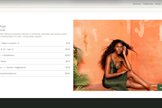 develop a premium web design for med spa and wellness clinic