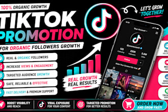 do tiktok promotion for organic followers growth and viral exposure