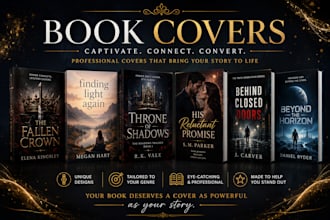 create custom book cover design