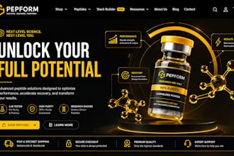 build peptide website fda compliant peptide website woocommerce peptide website