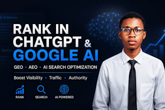 rank your website in chatgpt gemini with GEO aeo and ai SEO