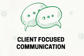write professional customer service and client communication messages