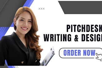 design investors pitch desk, write real estate pitch desk, finance pitch desk