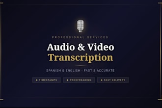 transcribe audio and video files accurately and fast