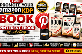 promote your amazon KDP book with pinterest ebook marketing