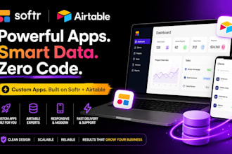 do softr airtable client portal nocode dashboard automation