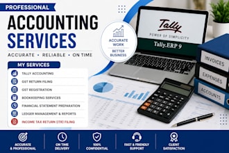 tally bookkeeping, gst filing, and accounting services