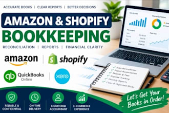 do amazon and shopify bookkeeping in quickbooks online