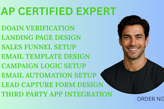 design keap landing page, email campaigns, keap virtual assistant