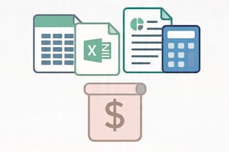 bookkeeping and data entry in excel and google sheets