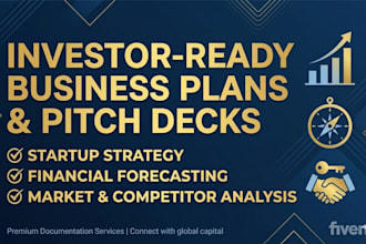 write a professional business plan for startups and investors