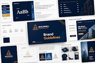 design complete brand identity, logo and brand guidelines
