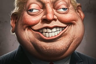 stunning digital political cartoon for political cartoon