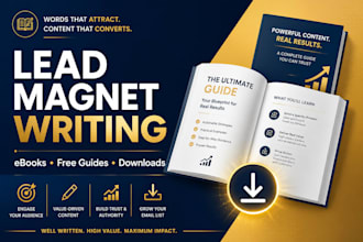 write an educational lead magnet, ebook, or free guide