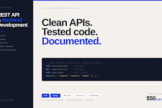 build a rest API with PHP backend and database integration